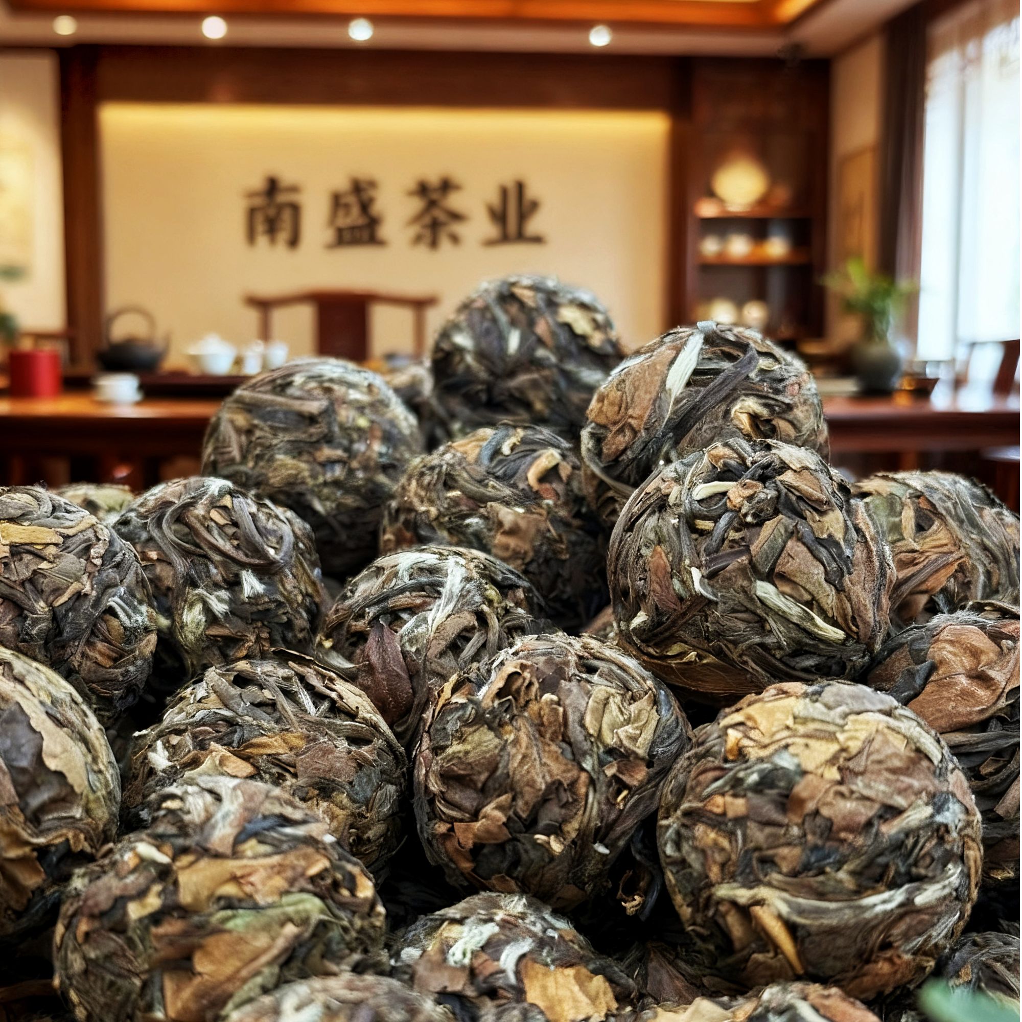 【口口香】20颗龙珠2019年寿眉龙珠100克【竞拍】