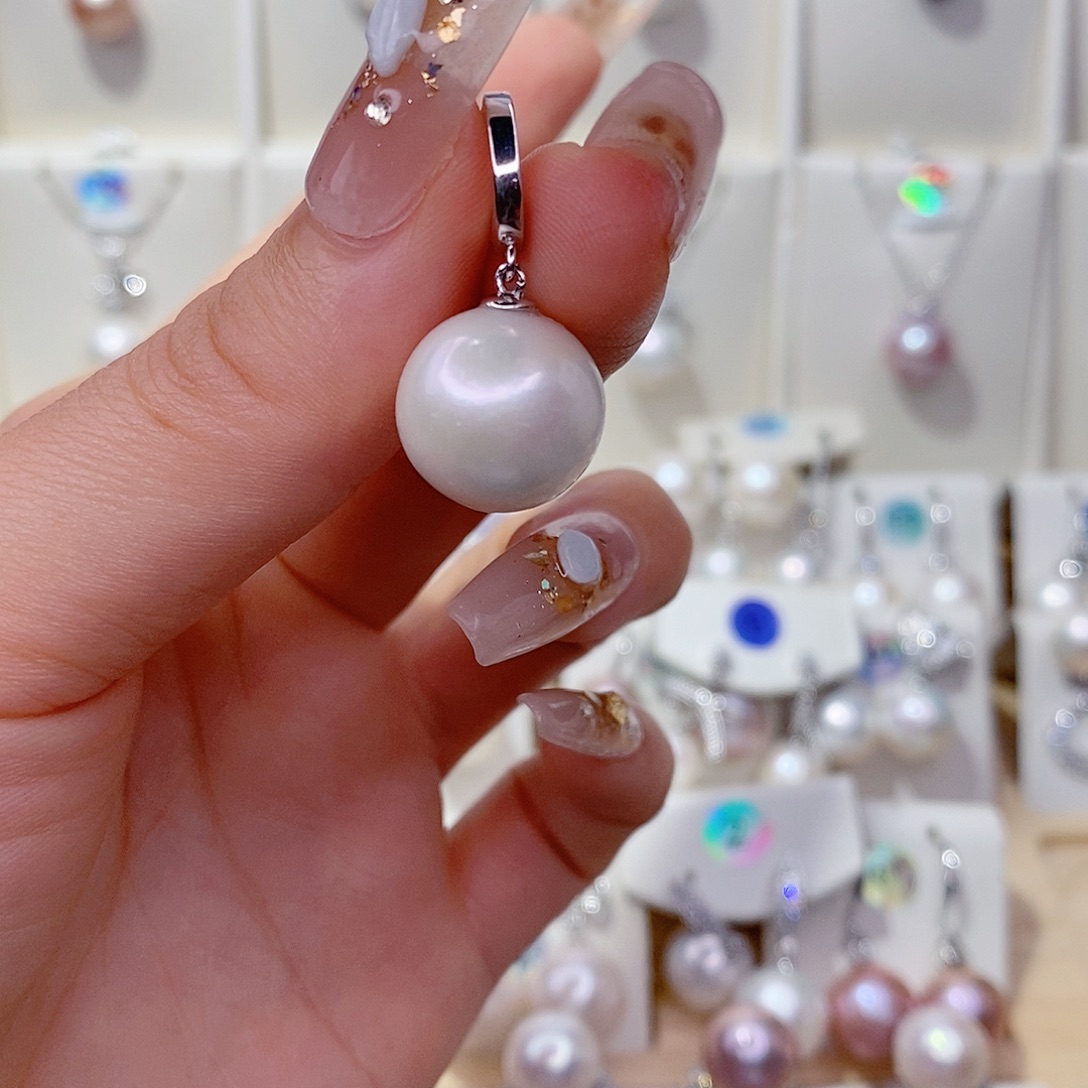 淡水珍珠未镶嵌吊坠(赠链)14➕