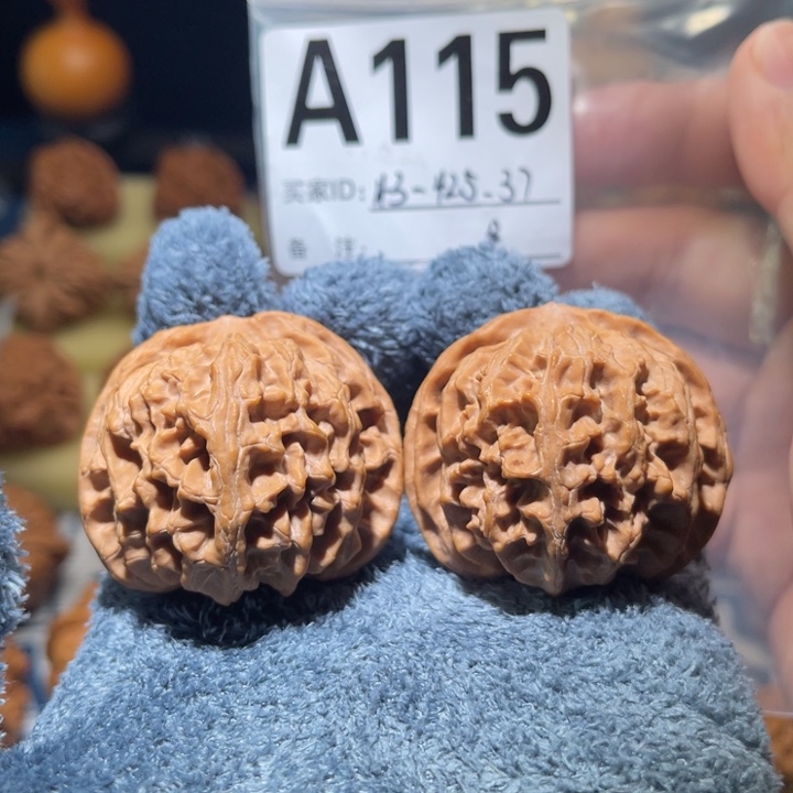 文玩核桃把件门头沟苹果园43全品