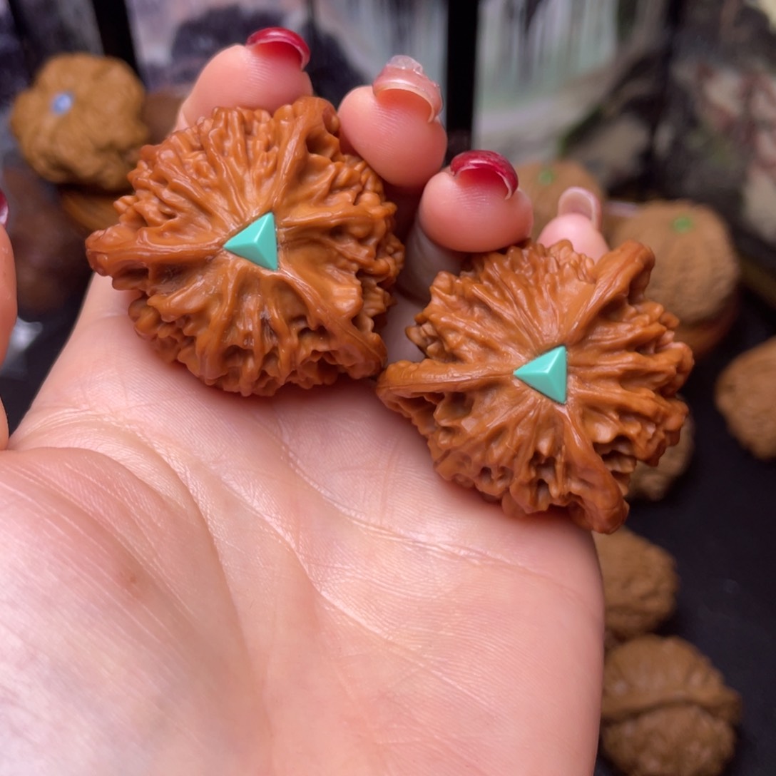 文玩核桃把件41全品天地圆正奔