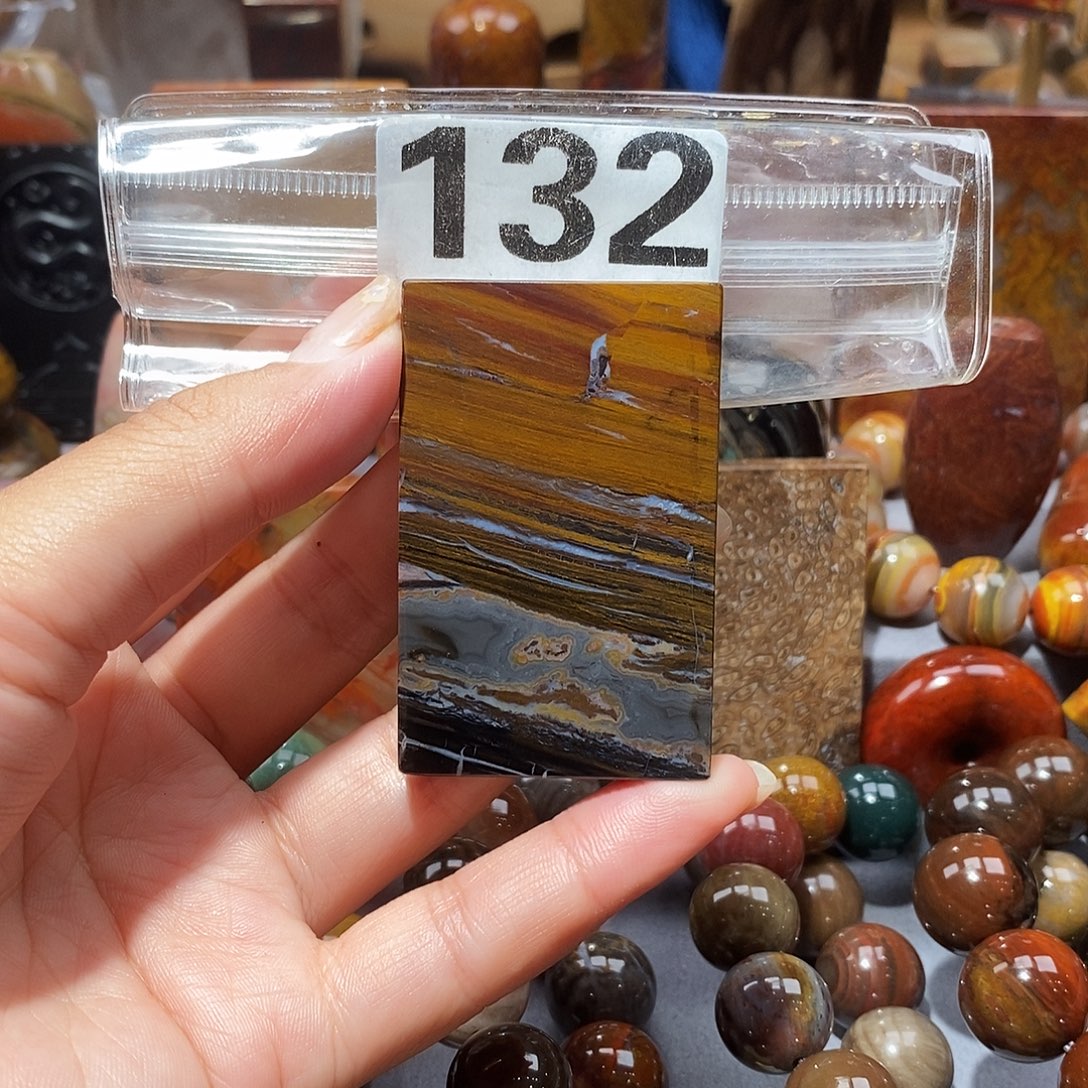 硅化玉天然北票硅化玉吊坠未镶嵌