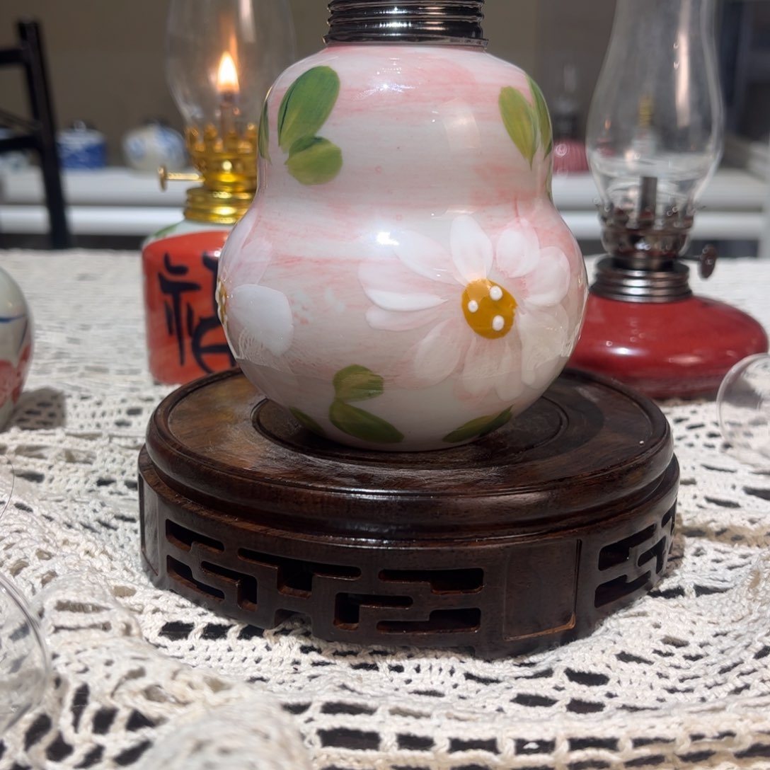 摆件景德镇陶瓷香薰灯