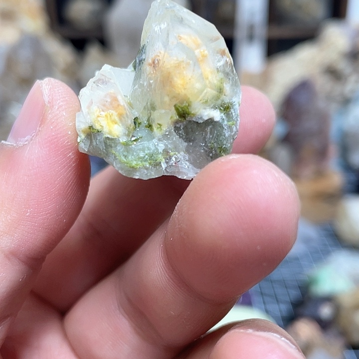 水晶水晶柱未镶嵌