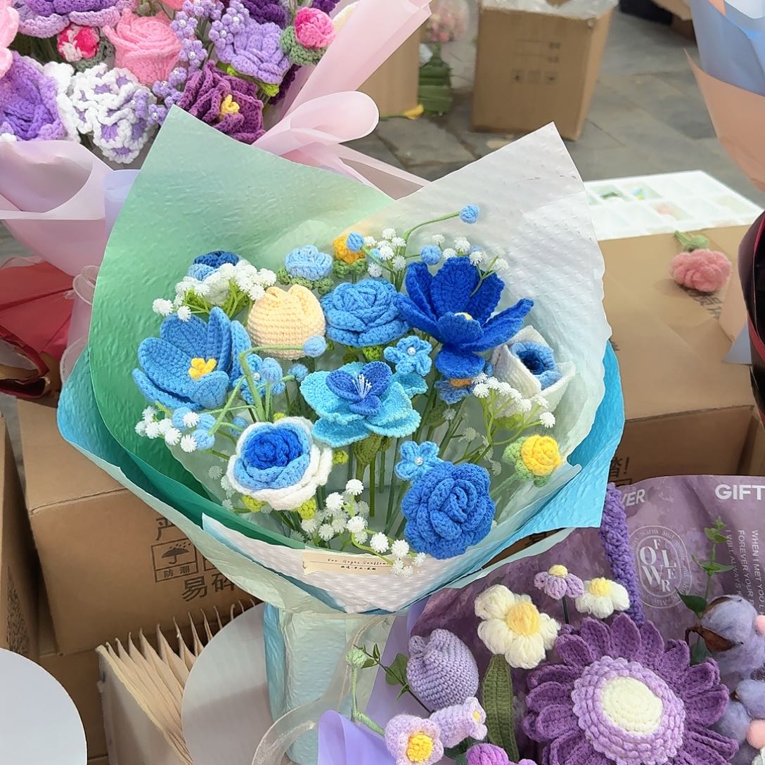 非遗手工花束，孤品清仓