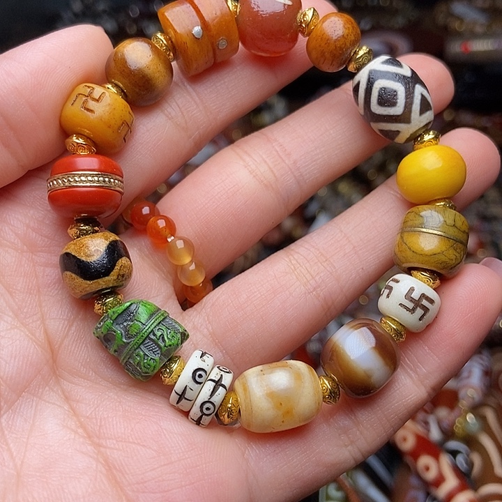 玛瑙/玉髓未镶嵌手链