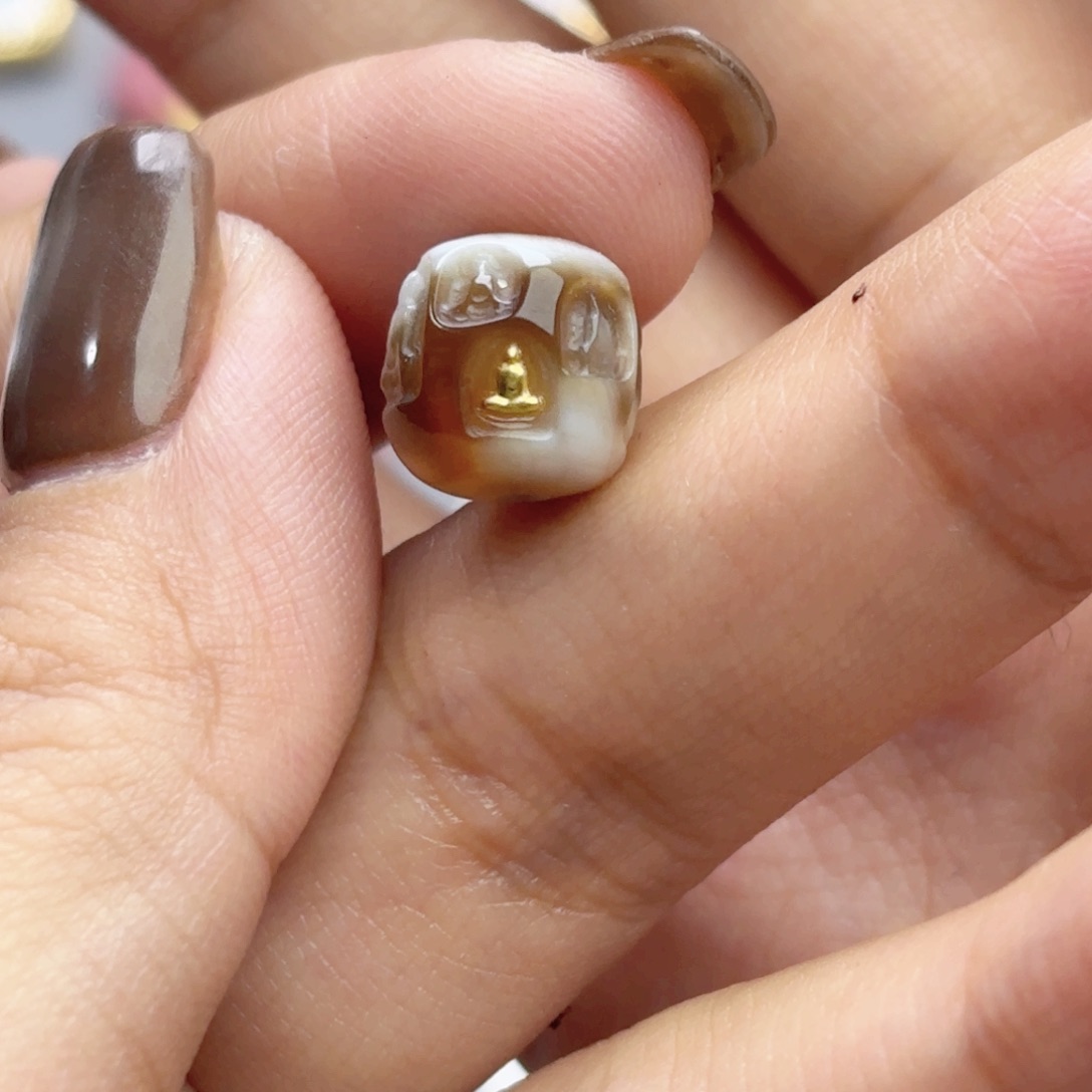 玛瑙/玉髓未镶嵌文玩配饰10mm