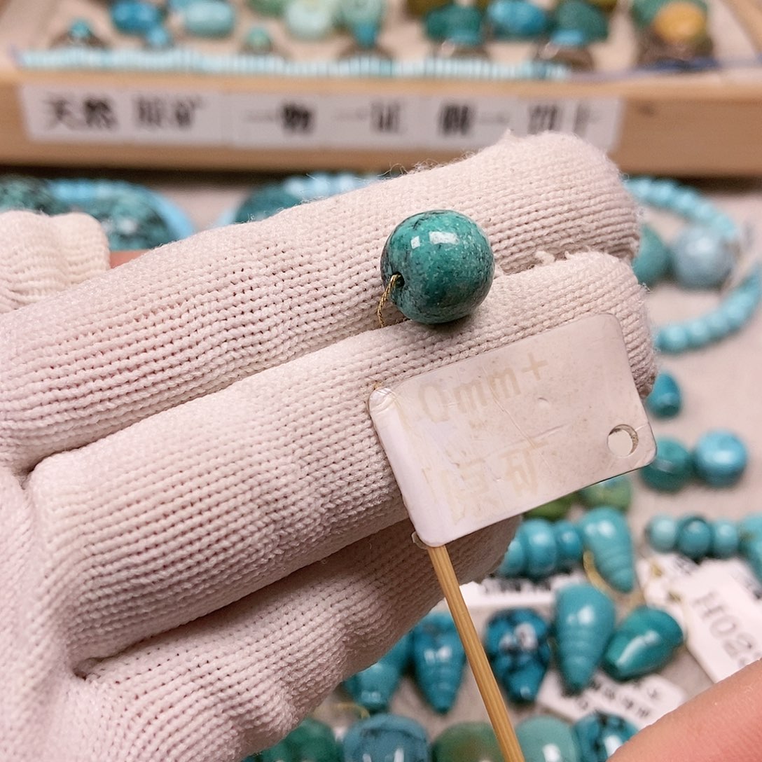 未镶嵌绿松石珠宝半成品