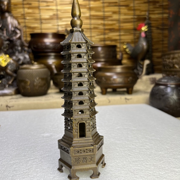 十三层纯铜文昌塔30公分高