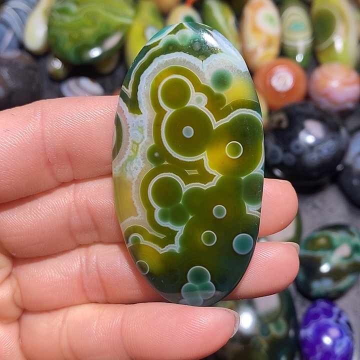 玛瑙/玉髓合金颈饰