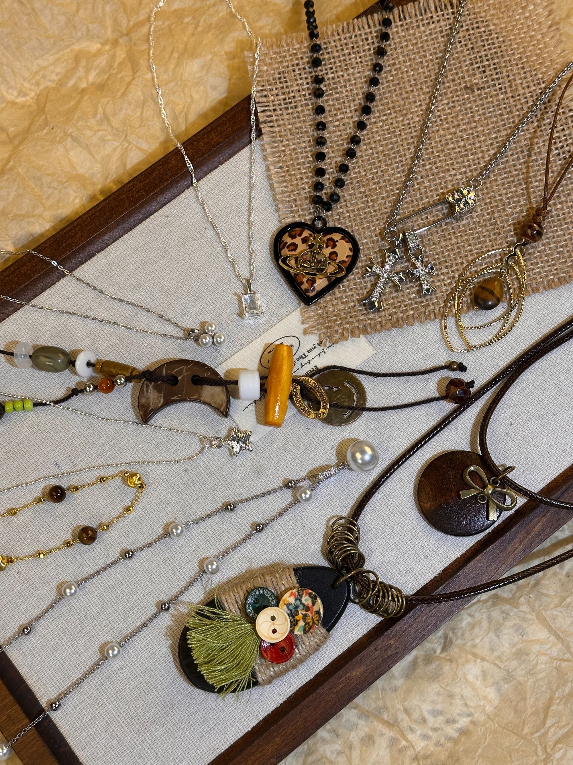 合金项链 精致秋冬ins项链手链