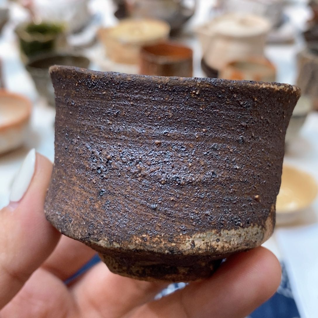 柴烧侘寂粗陶茶具