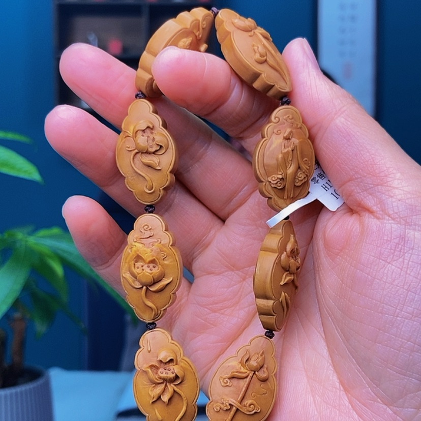 【闪购商品】橄榄核手串/手链莲花无像佛666666666666666