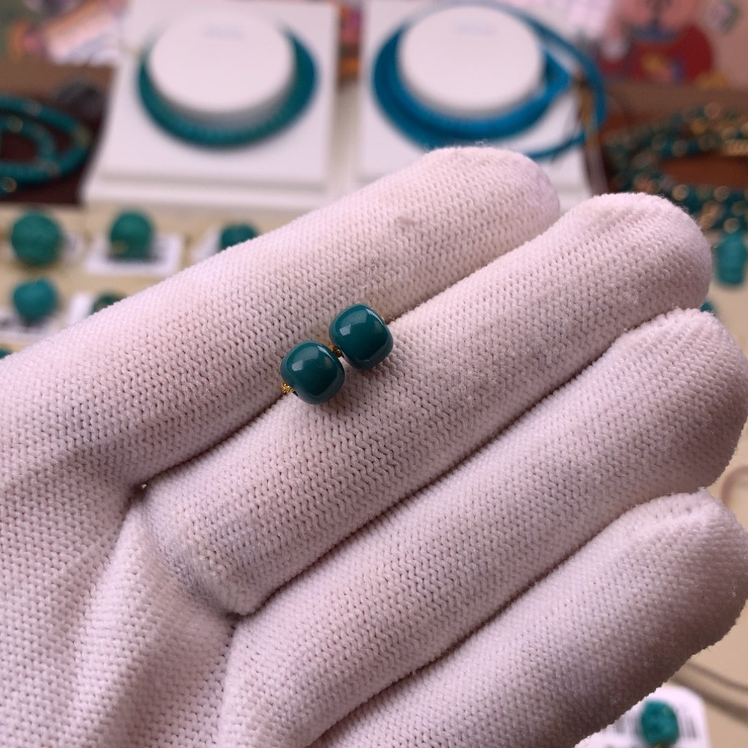 绿松石配饰4323未镶嵌小*