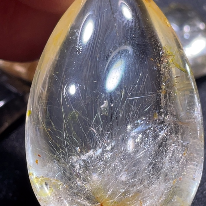 ࿄***行未镶嵌颈饰发晶钛晶