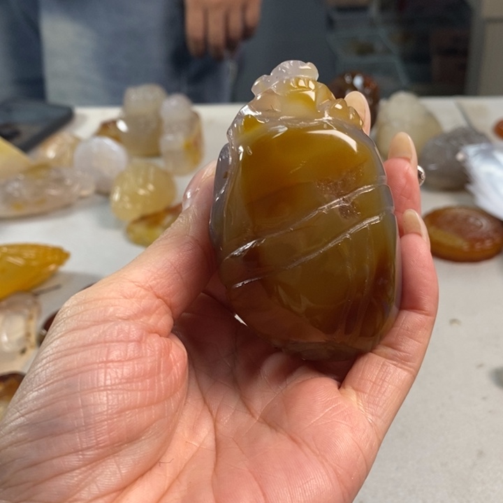 玛瑙/玉髓吊坠(不含链)未镶嵌