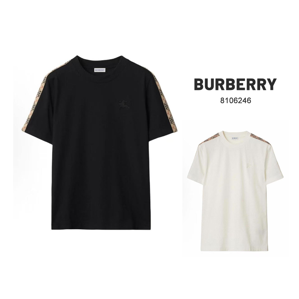 未使用 BURBERRY/博柏利 T恤香港棉质圆领短袖T恤8106246 xyz