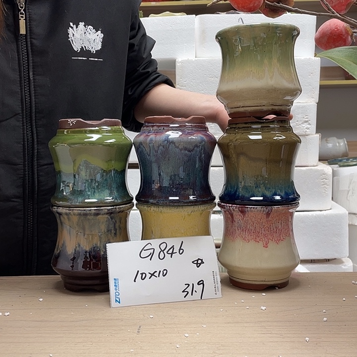 粗陶多肉花盆微瑕846
