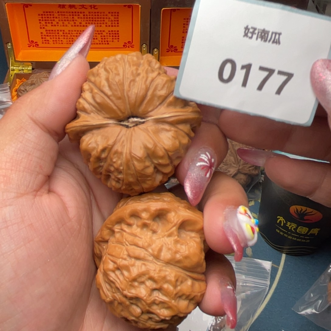 文玩核桃把件楠*@南瓜墩45