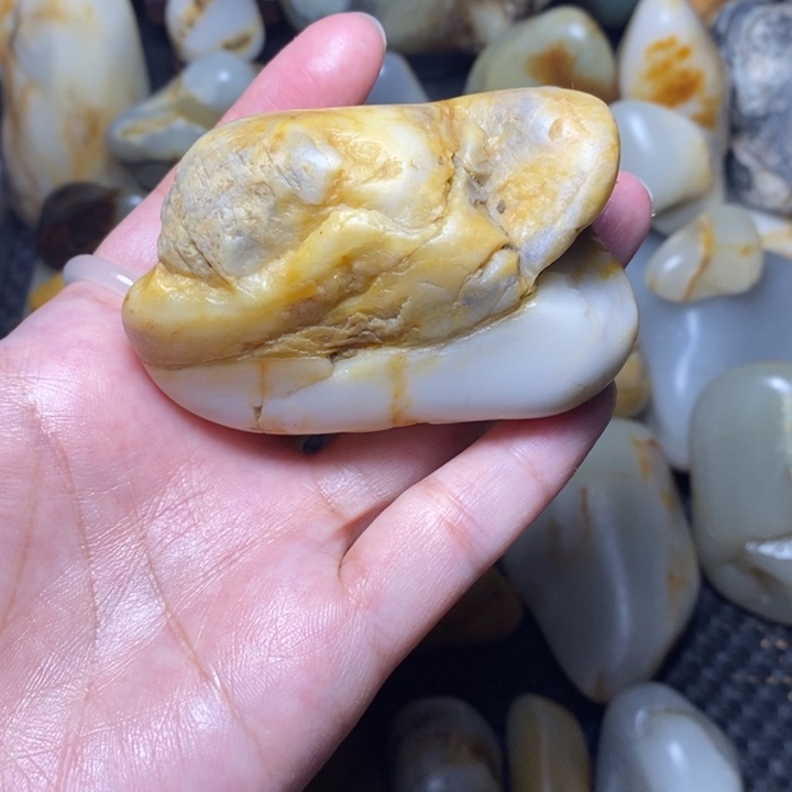 和田玉未镶嵌挂件6