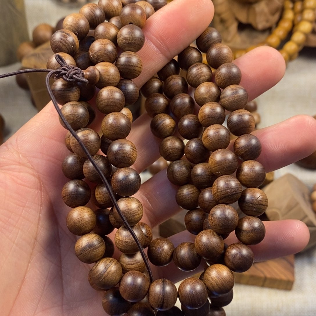 檀香木手串/手链焦糖1.0瑕疵