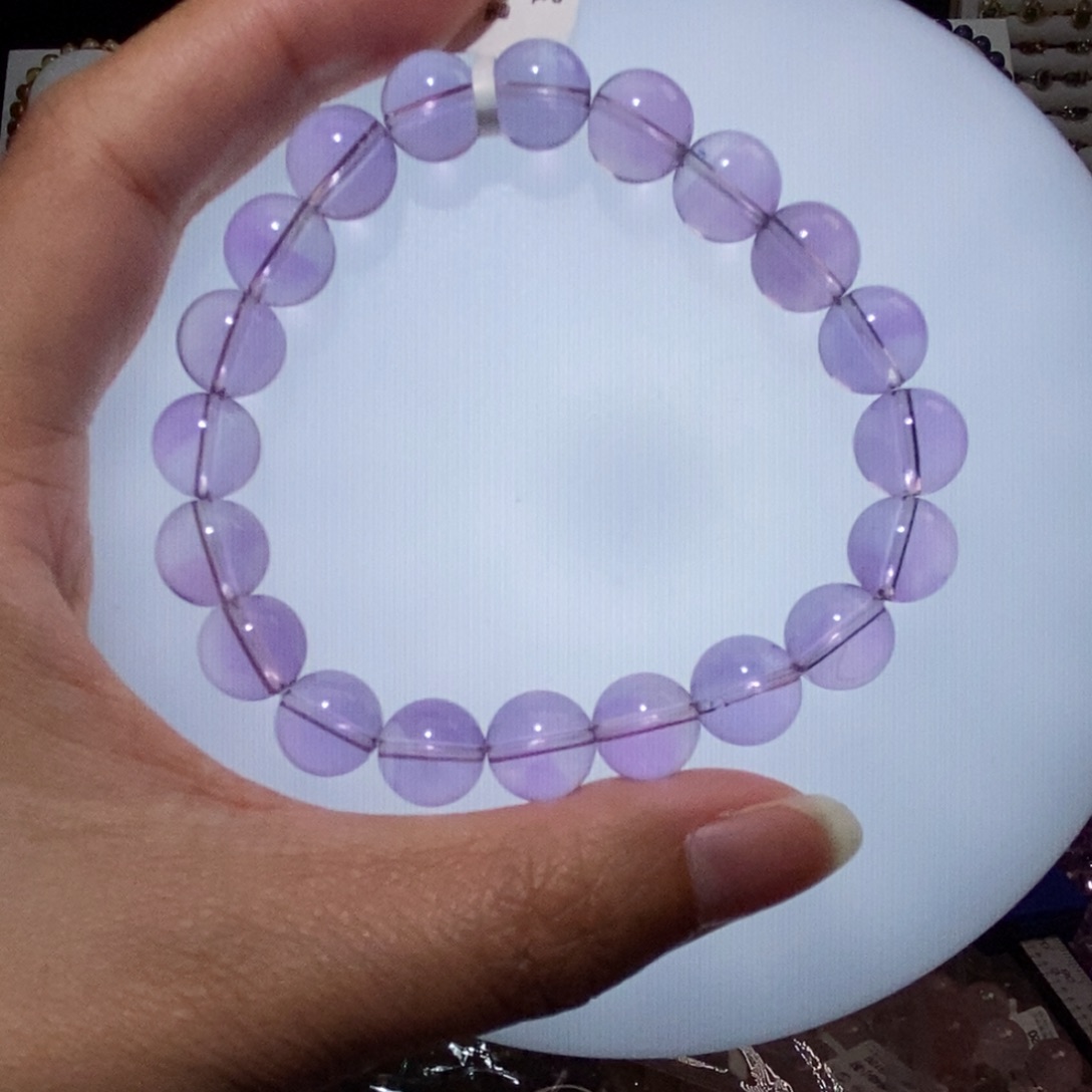 【闪购商品】水晶手链未镶嵌菁**T玻利维亚紫水晶10m