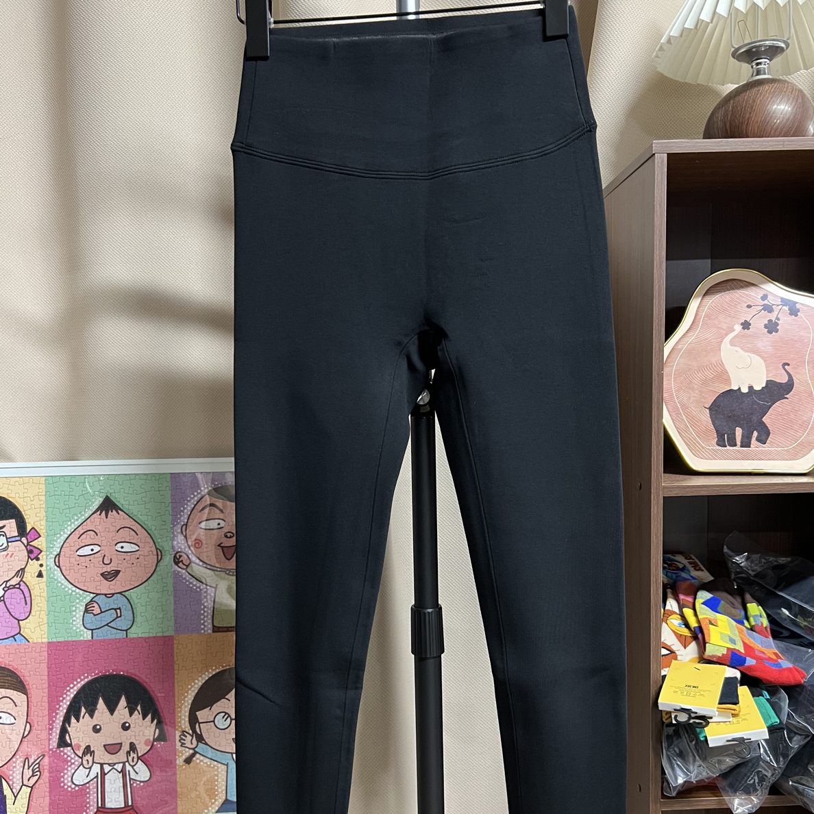 女生秋冬外穿高腰收腹提臀显瘦加绒鲨鱼裤打底裤