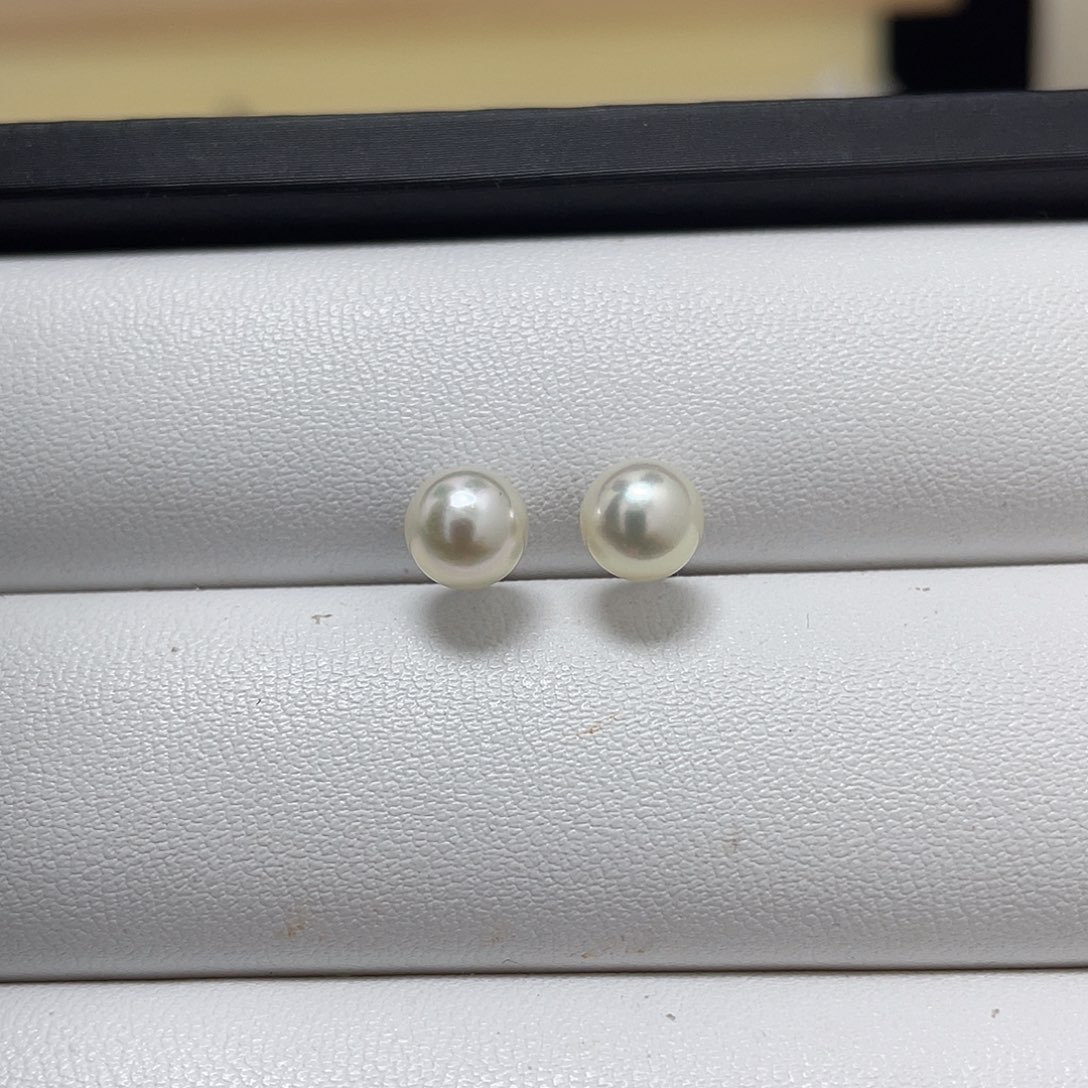 定制海水珍珠裸珠未镶嵌6.9mm  AKOYA
