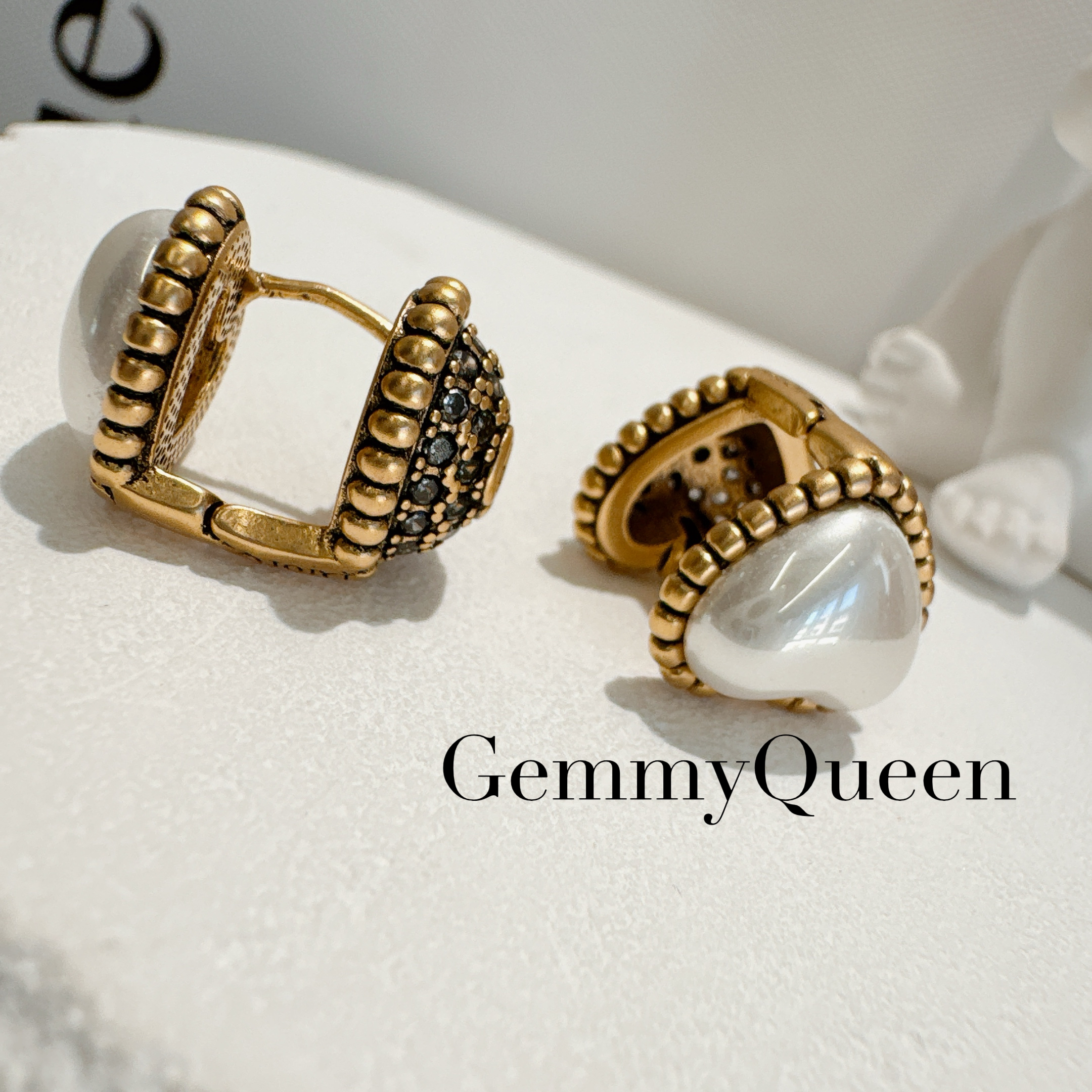 铜合金耳饰 GemmyQueen高奢耳环GQ01050