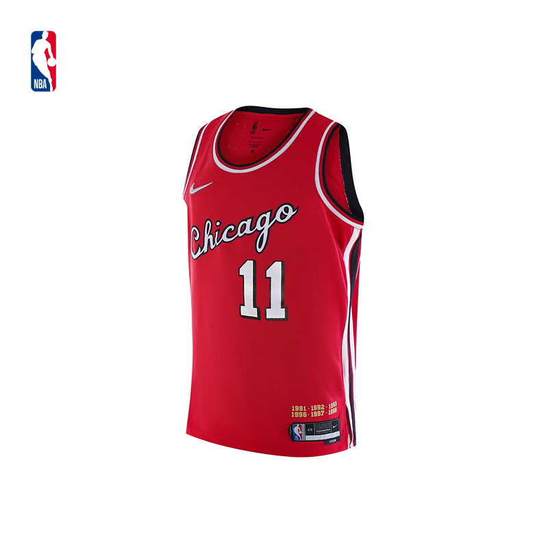 【75周年纪念款】NBA官方公牛德玛尔·德罗赞男子速干球衣
