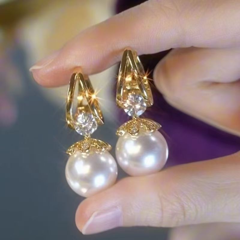 铜合金铜耳饰 铜合金S628 高端大气时尚简约百搭耳饰