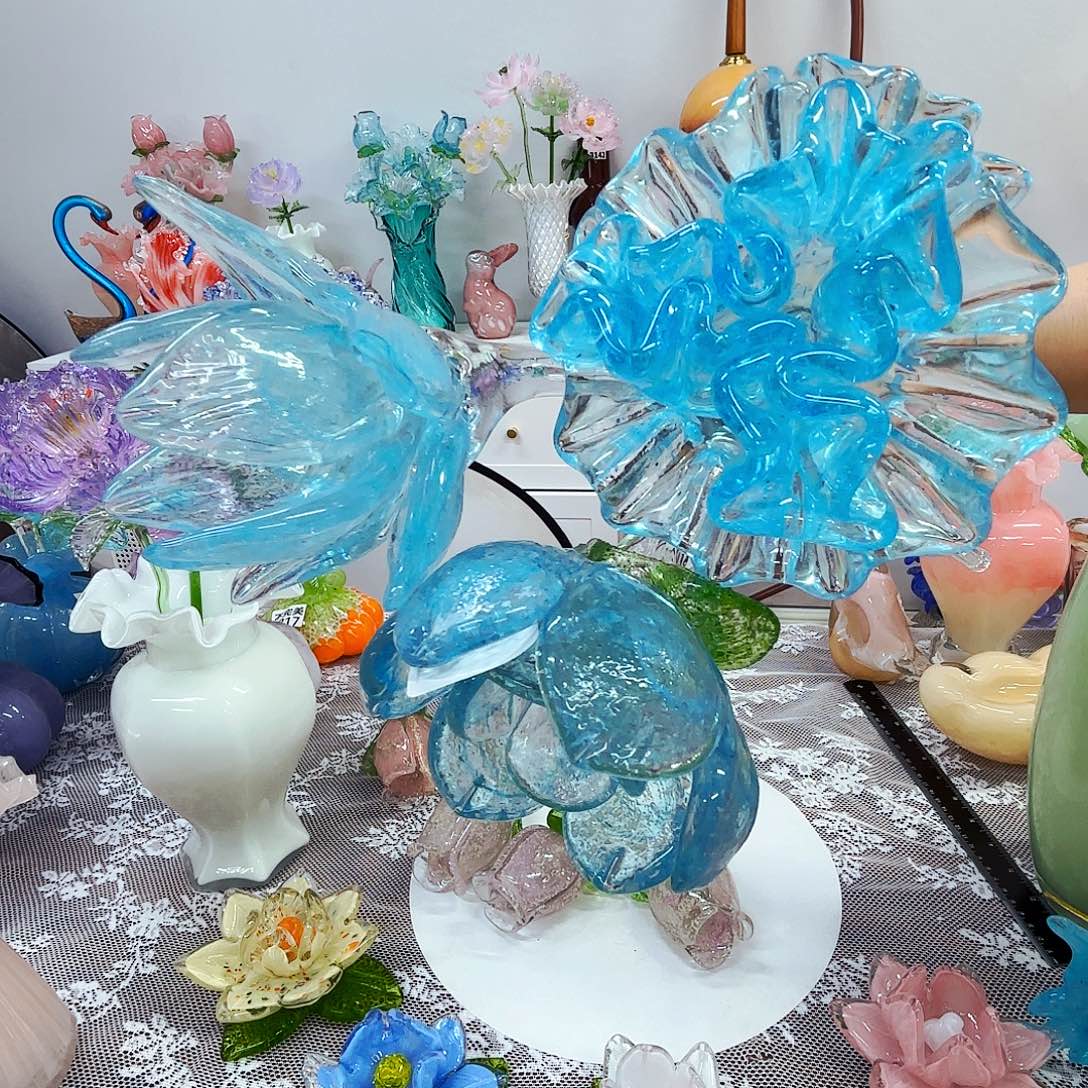 用***5琉璃花瓶花器艺术品