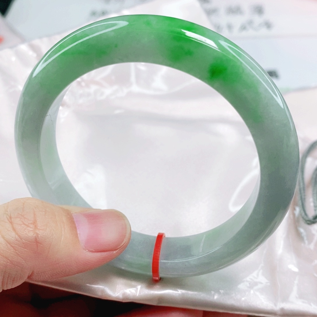 未镶嵌手镯翡翠57.3圈口