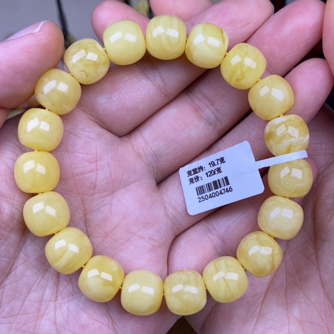 手链蜜蜡未镶嵌12精工老型满蜡