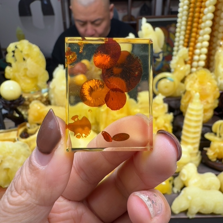 琥珀（花珀）珠宝奇石未镶嵌