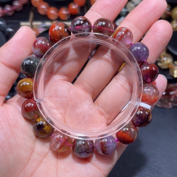 水晶手链未镶嵌极光多宝手链