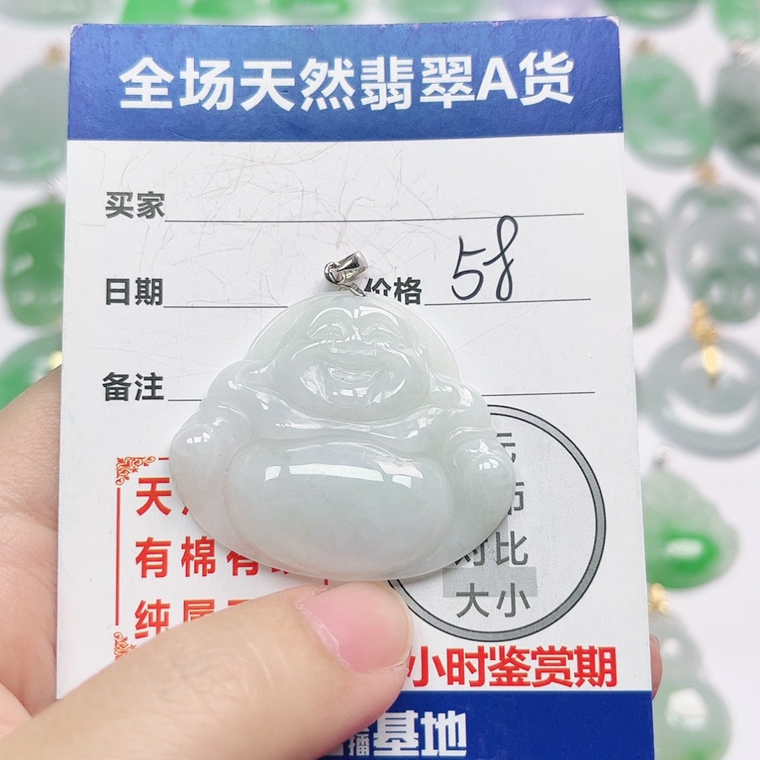 翡翠银S925镶嵌颈饰