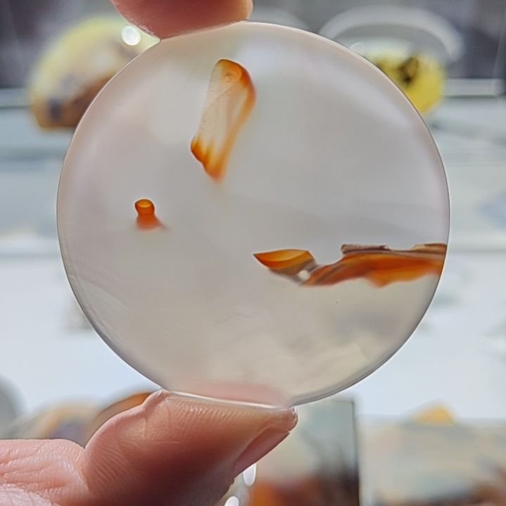 玛瑙/玉髓未镶嵌吊坠(不含链)108号