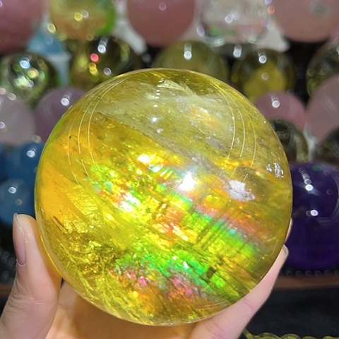 水晶水晶球摆件未镶嵌