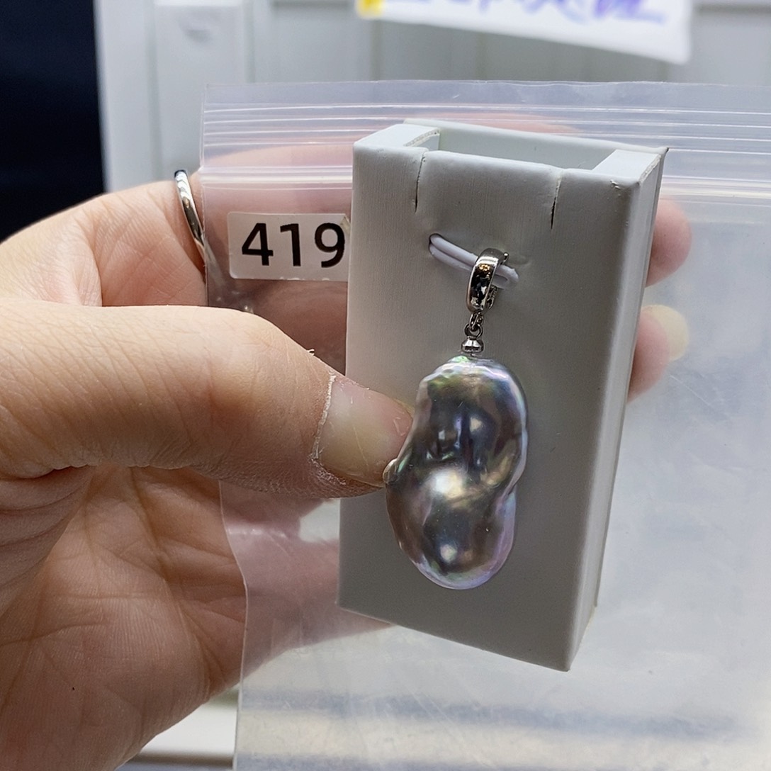 颈饰合金淡水珍珠