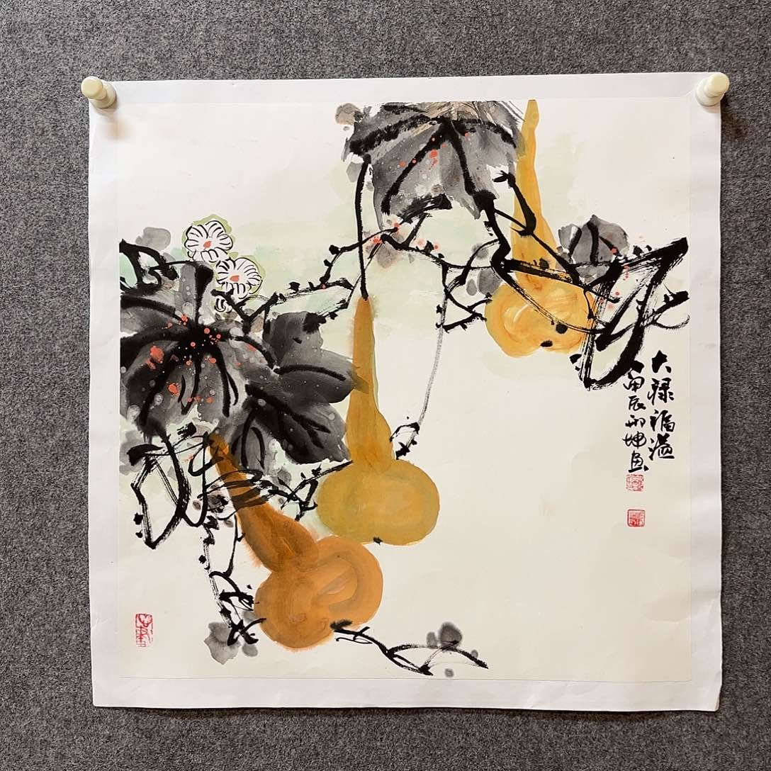 国画邢坤老师手绘作品