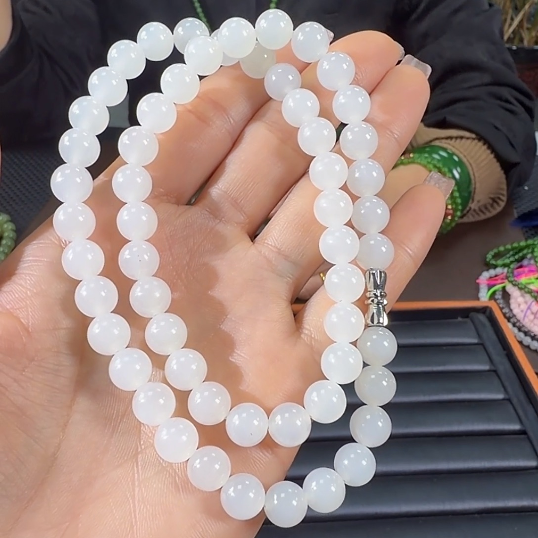 和田玉未镶嵌颈饰卡8