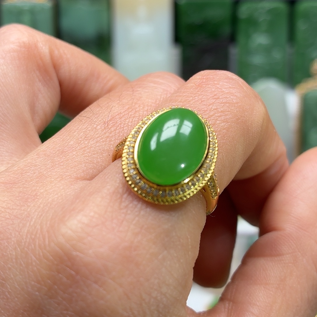 和田玉银S925镶嵌颈饰