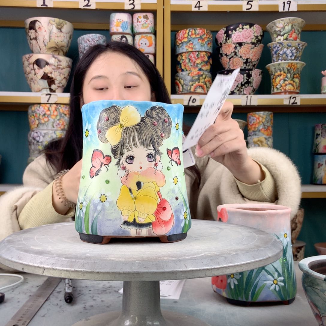 罐景德镇手工瑕疵405