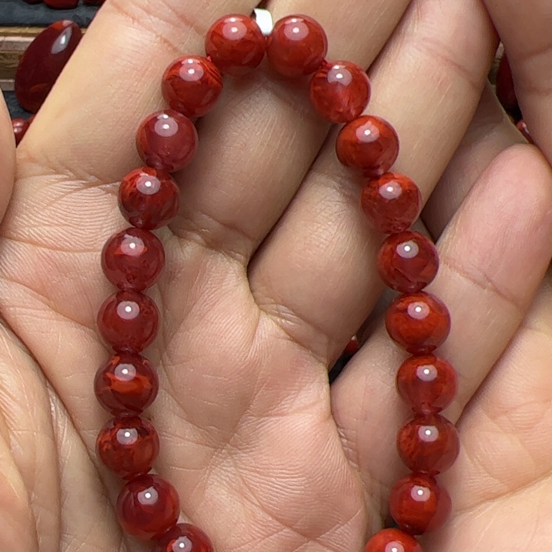 用***2南红玛瑙未镶嵌手串