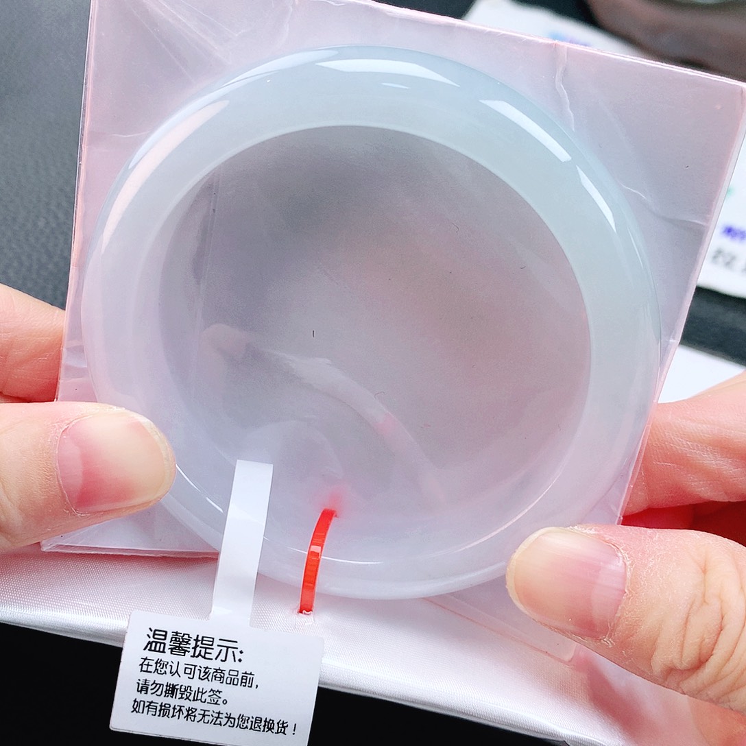 未镶嵌手镯翡翠58冰透