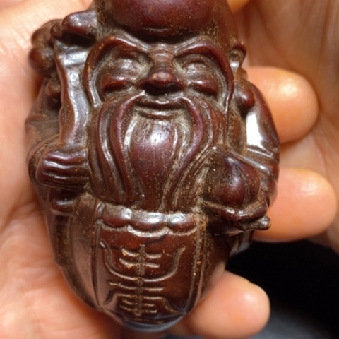 白玉菩提吊坠摆件