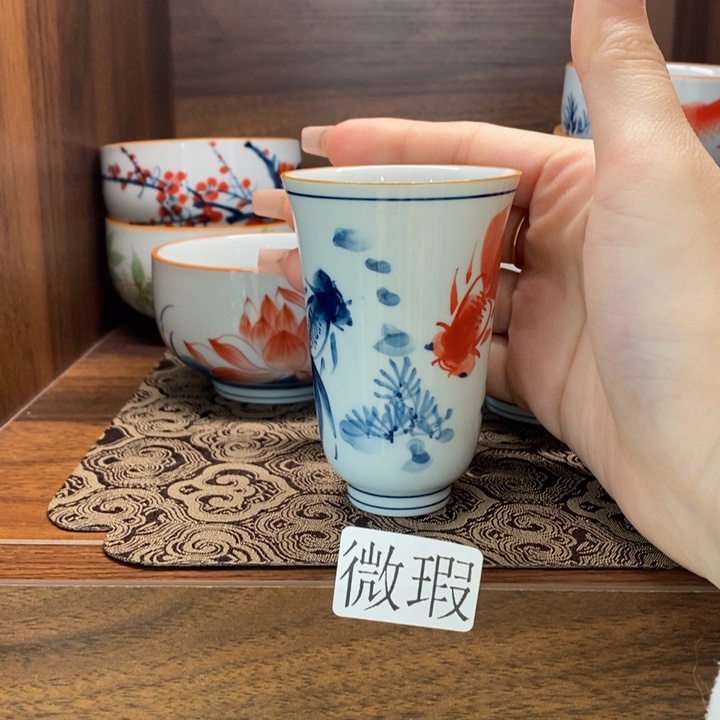 釉下老陶泥手工绘制