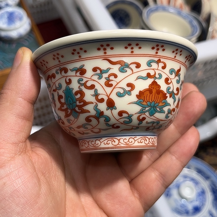 摆件陶景德镇主人杯22333