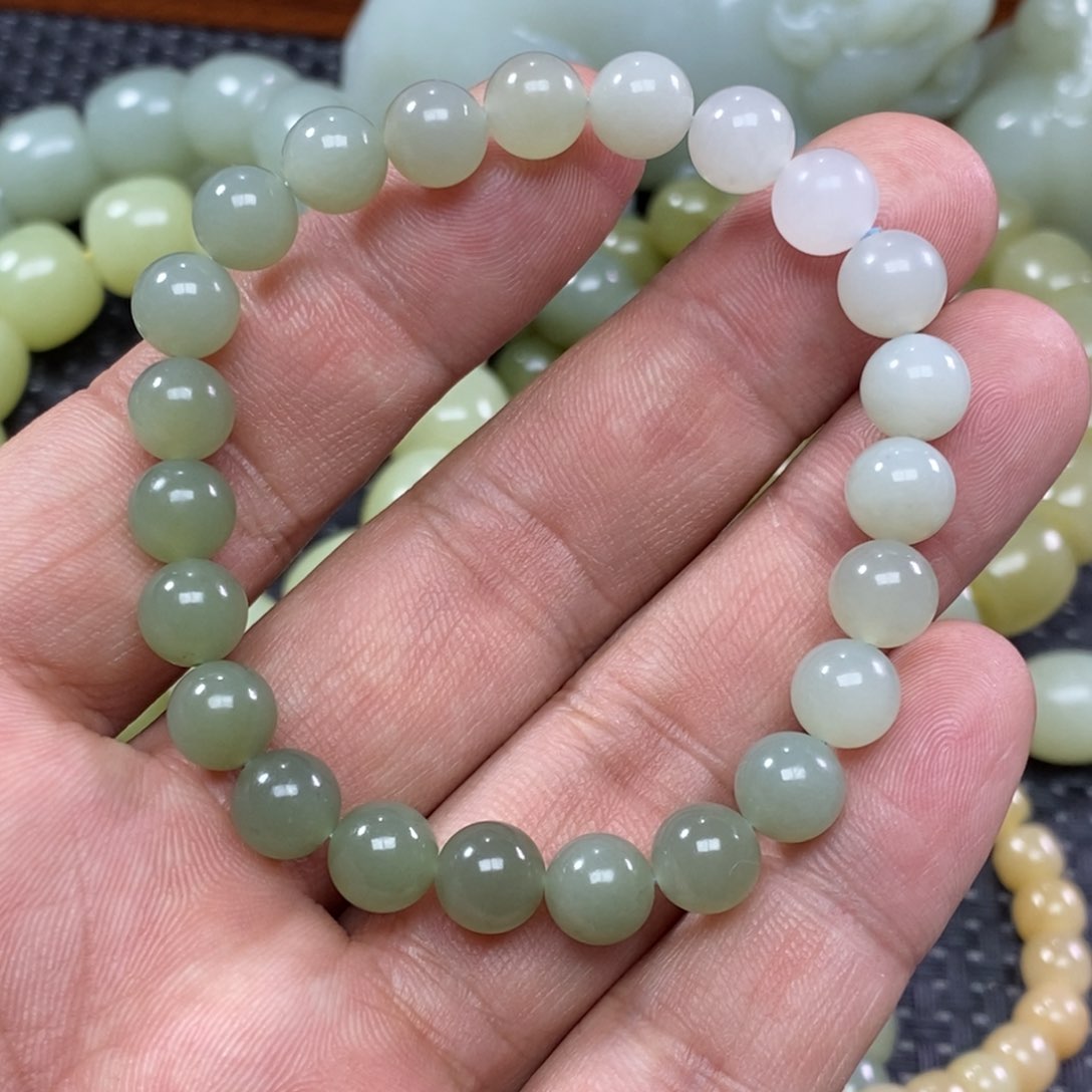 和田玉手链未镶嵌