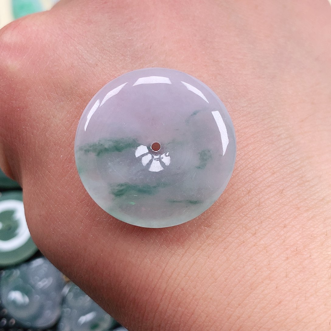 【闪购商品】翡翠吊坠(不含链)未镶嵌平安扣